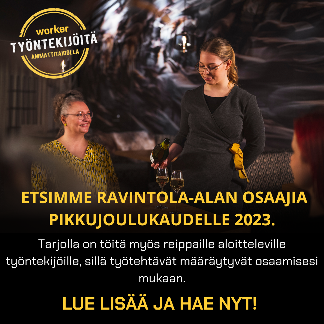 RAVINTOLATYÖNTEKIJÄ, OULU